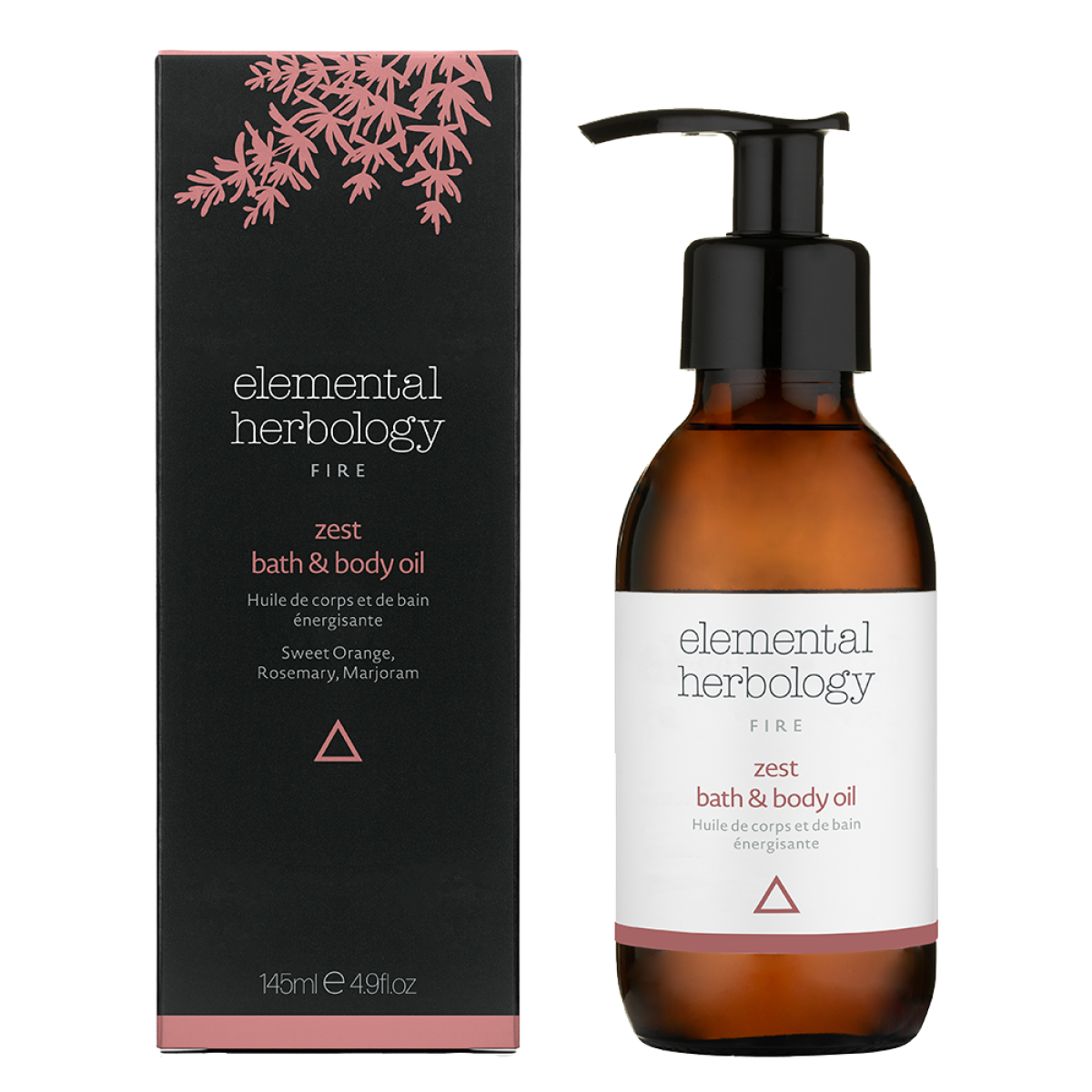 Elemental Herbology energizuojantis vonios ir kūno aliejus 145 ml