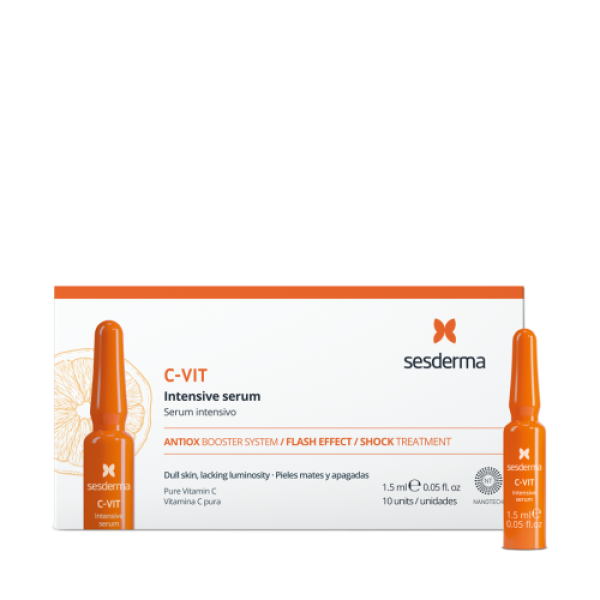 SESDERMA C-VIT intensyvaus serumo ampulės 10 x 1,5 ml